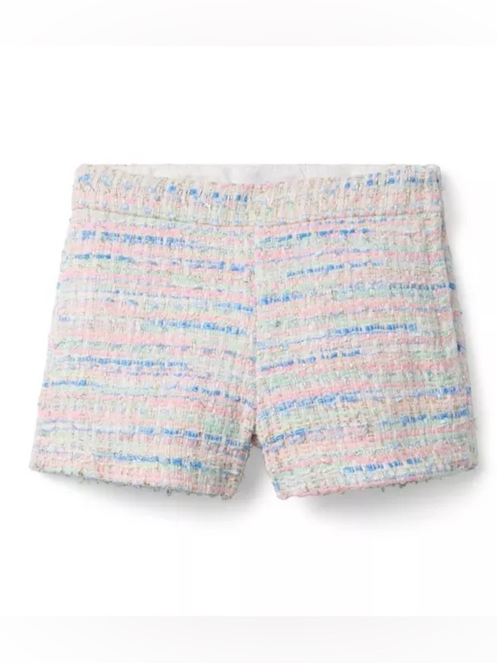 Janie and Jack Pastel Tweed Shorts - Pink, Blue, Mint Size 5